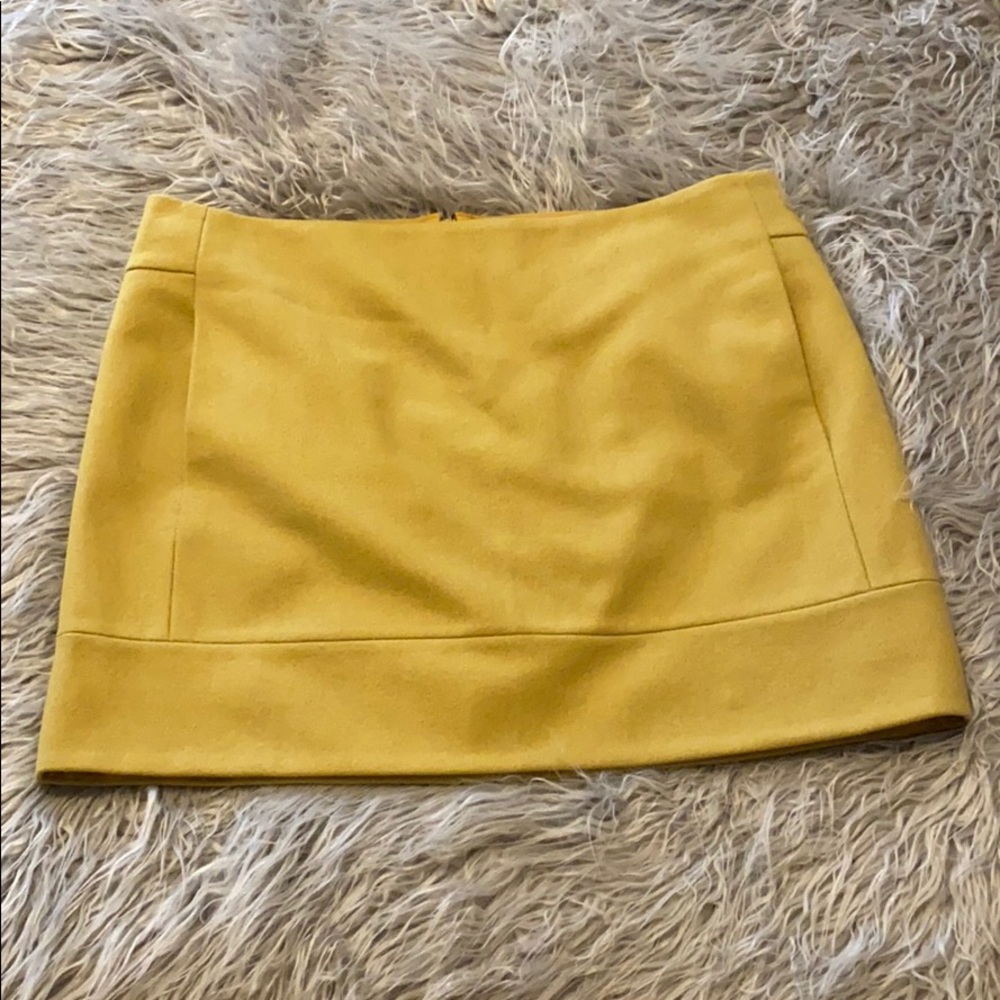 J. Crew wool mini skirt